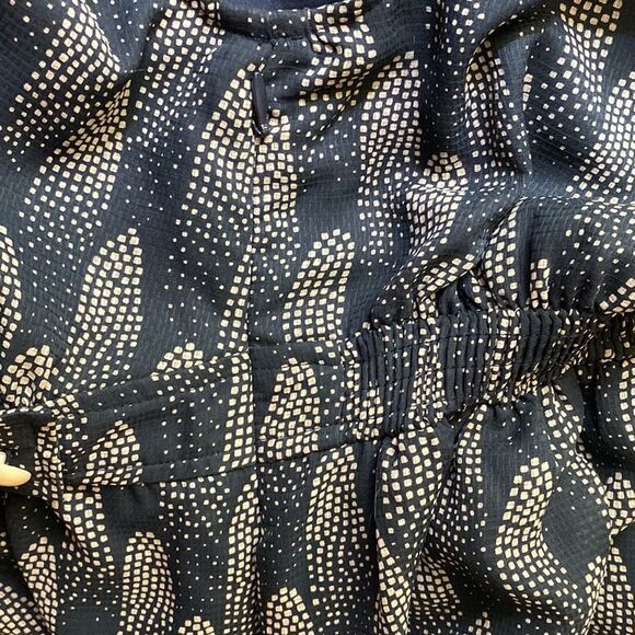 I Heart Ronson Dark Blackish Blue Sleeveless Cocktail Dress with Gold Fasteners - Picture 8 of 11